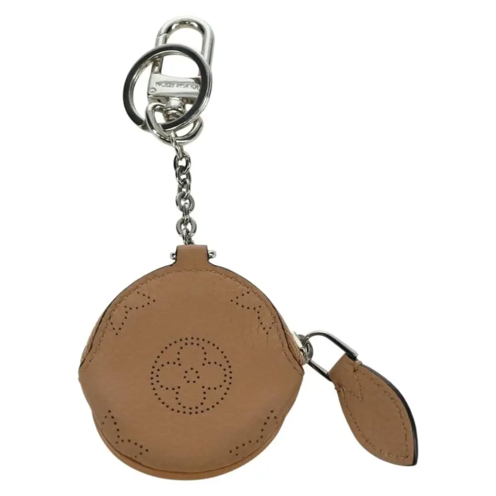 Louis Vuitton Mahina Porte Cles Flight Mode Pouch Charm Beige
